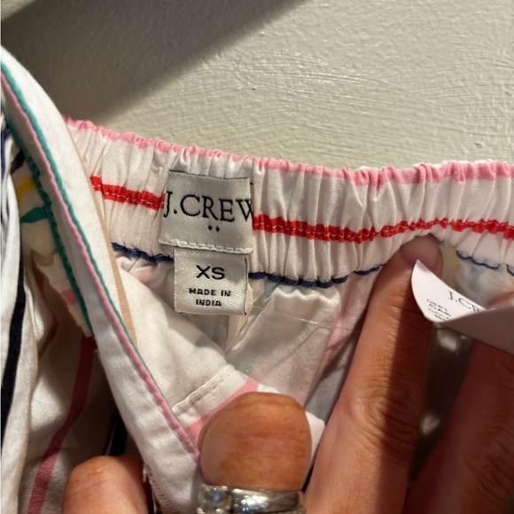 J. Crew Multicolor Striped A-Line Skirt preppy colorful XS fall indie boho - Picture 10 of 12